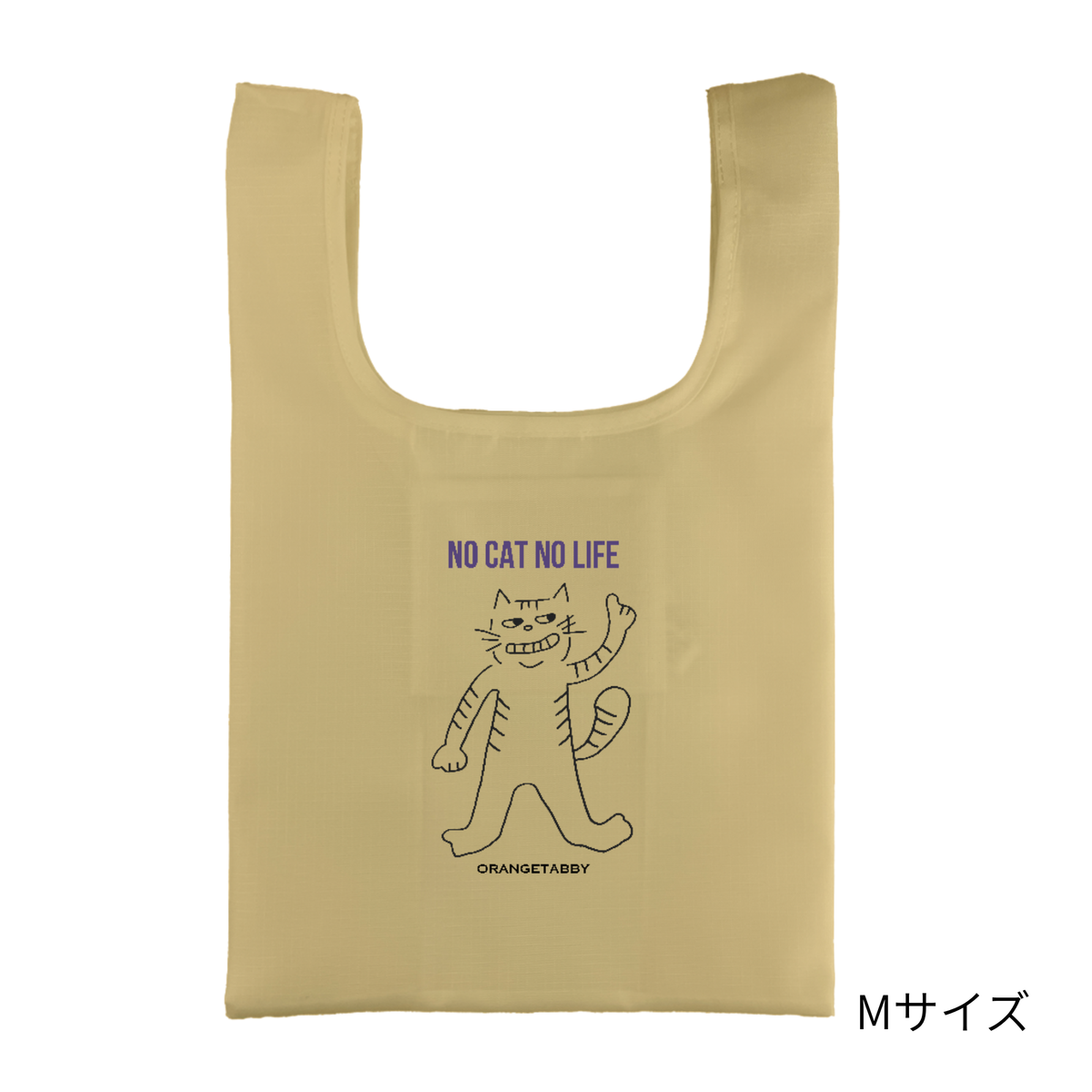 No Cat No Life|リップストップ マルシェバッグ M・L