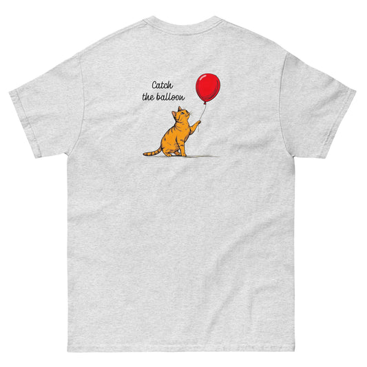 【バックプリント】ユニセックスクラシックTシャツ Gildan 5000 / Catch the balloon +12 Colors Available