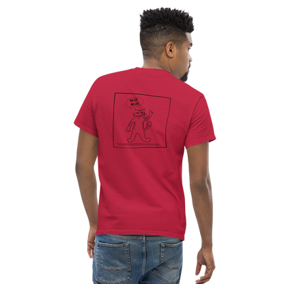 【バックプリント】ユニセックスクラシックTシャツ Gildan 5000 / No Cat No Life　　+11 Colors Available