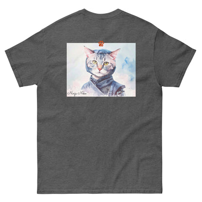 【バックプリント】ユニセックスクラシックTシャツ Gildan 5000 / ninja neko　
