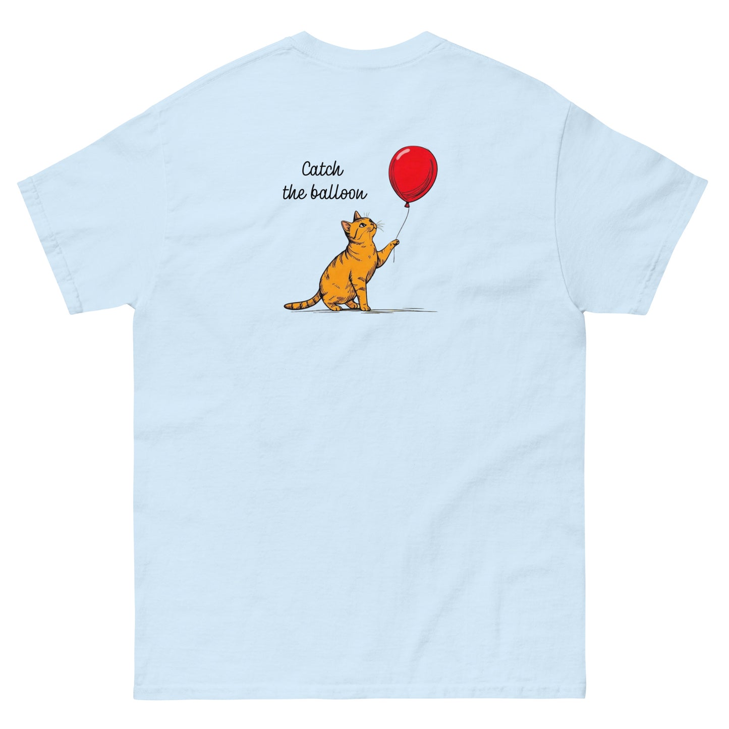 【バックプリント】ユニセックスクラシックTシャツ Gildan 5000 / Catch the balloon +12 Colors Available
