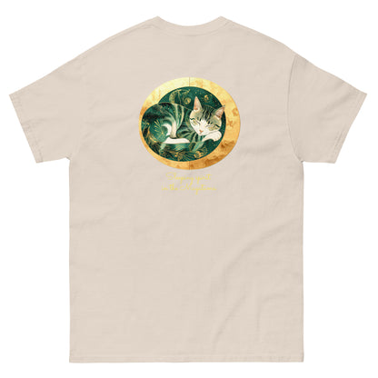 【バックプリント】ユニセックスクラシックTシャツ Gildan 5000 / curled up