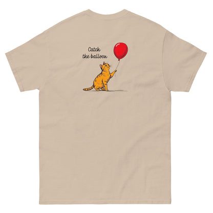 【バックプリント】ユニセックスクラシックTシャツ Gildan 5000 / Catch the balloon +12 Colors Available