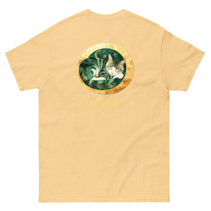 【バックプリント】ユニセックスクラシックTシャツ Gildan 5000 / curled up