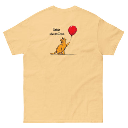 【バックプリント】ユニセックスクラシックTシャツ Gildan 5000 / Catch the balloon +12 Colors Available
