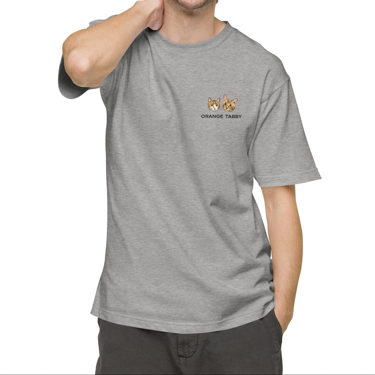 猫Tシャツ｜Orange Tabby Cats｜シンプルデザイン