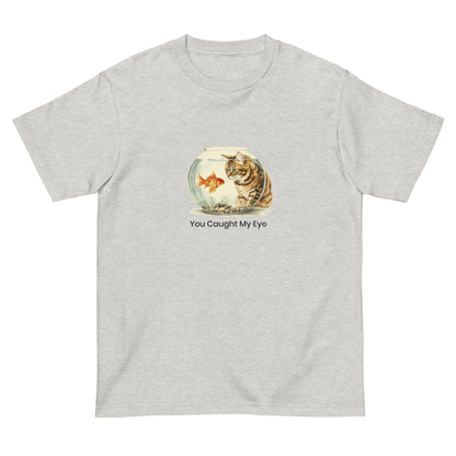 猫Tシャツ｜Goldfish and Cat｜金魚と猫  和風アート
