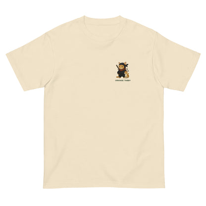 猫Tシャツ｜Orange Tabby Cats Ninja｜忍者デザイン