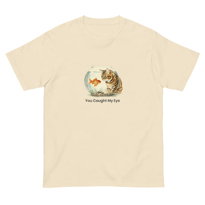 猫Tシャツ｜Goldfish and Cat｜金魚と猫  和風アート
