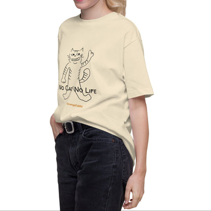 猫Tシャツ｜No Cat No Life｜手描きデザイン