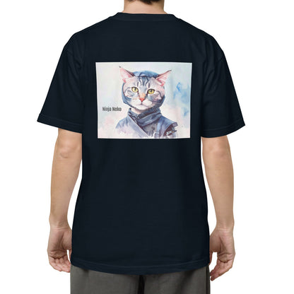 Camiseta de gato | Ninja Neko2 | Gato ninja | Arte japonés