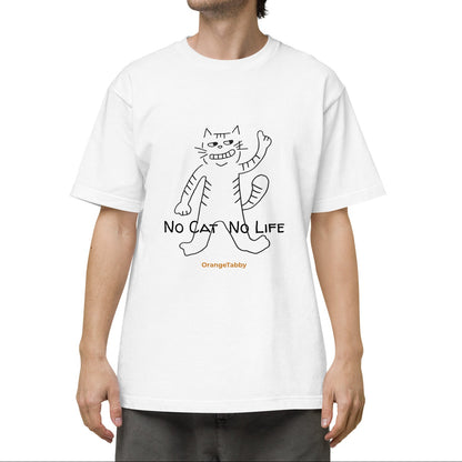 猫Tシャツ｜No Cat No Life｜手描きデザイン