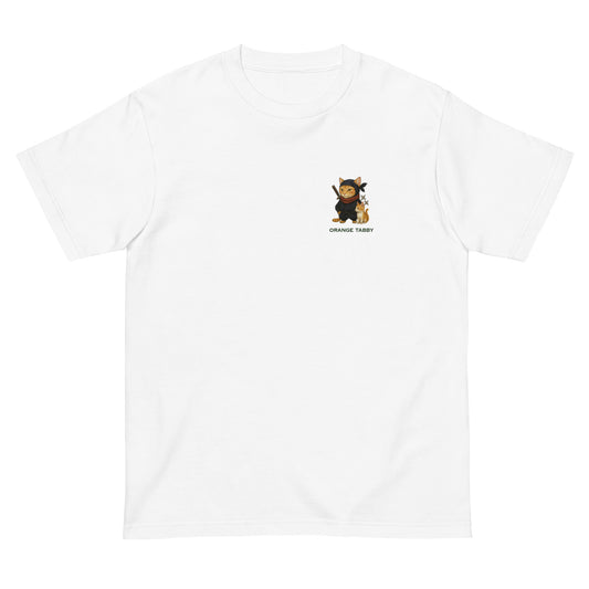 猫Tシャツ｜Orange Tabby Cats Ninja｜忍者デザイン