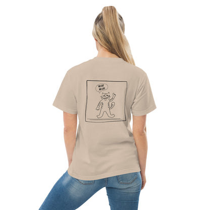 【バックプリント】ユニセックスハイクオリティーTシャツ | United Athle 5001-01 | No Cat No Life